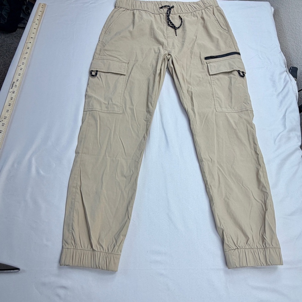 Ring of Fire Beige Cargo Jogger Pants